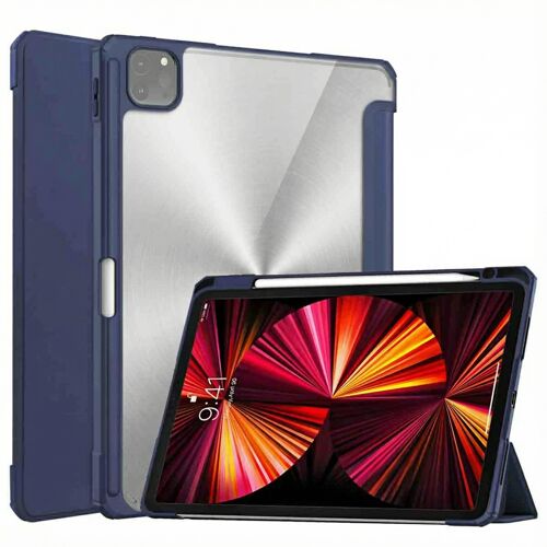 imoshion Coque tablette rigide Trifold iPad Pro 11 (2022 / 2021 / 2020 / 2018) Bleu foncé