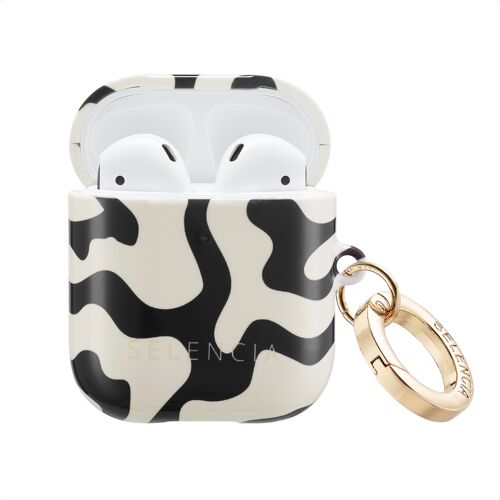 Selencia Coque Vivid Airpods 1 / 2 Art Wave Black