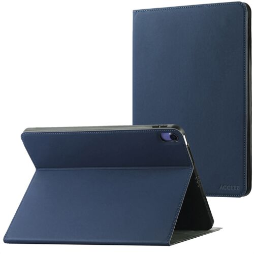 Accezz Coque tablette Classic iPad 11 (2025) 11 pouces A16 / iPad 10 (2022) 10.9 pouces Bleu foncé