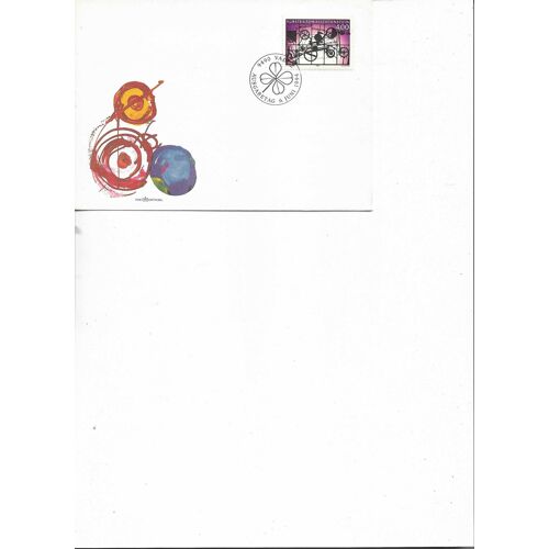 Timbre Oblitéré Premier Jour Sur Carte Éloge De La Folie Yt 1025 Liechtenstein 1994