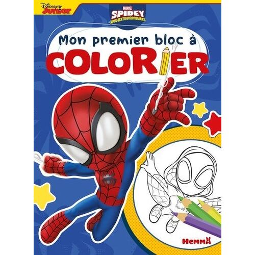 Mon Premier Bloc À Colorier Marvel Spidey Et Ses Amis Extraordinaires