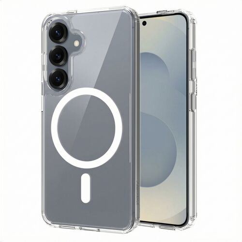 Accezz Coque arrière Xtreme Impact avec MagSafe Samsung Galaxy S25 Transparent