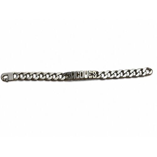 Gourmette Jacques Argent Massif Largeur 1 Cm Longueur 20,5 Cm
