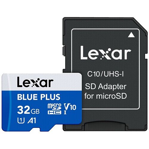 Carte mémoire micro SD Lexar LEXAR CARTE MICROSD BLUE PLUS 32GO