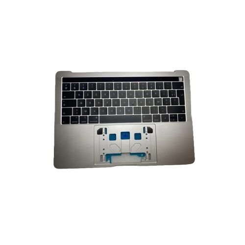Coque supérieure Français pour MacBook Pro 13" Touch Bar (A1989, 2018-2019), Argent