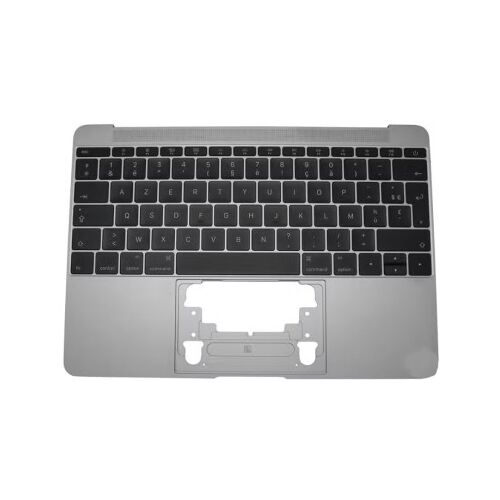 Coque supérieure Français pour MacBook 12" Retina (A1534, 2015), Gris sidéral