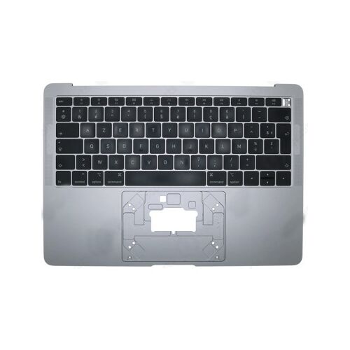 Coque supérieure Français pour MacBook Air 13" (A1932, 2018-2019), Argent