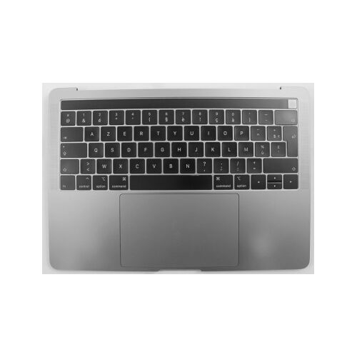 Coque supérieure Français deux ports pour MacBook Pro 13" Retina Touch Bar (A2159, 2019), Gris sidéral