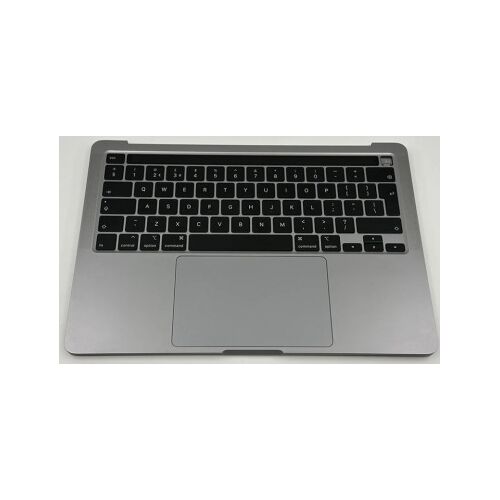 Coque supérieure Américain quatre ports pour MacBook Pro 13" Retina Touch Bar (A2251, 2020), Gris sidéral