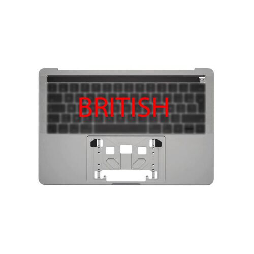Coque supérieure Britannique pour MacBook Pro 13" Retina Touch Bar (A1706, 2016-2017), Gris sidéral