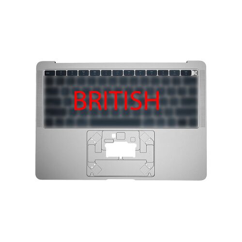 Coque supérieure Britannique pour MacBook Air 13" (A1932, 2018-2019), Argent