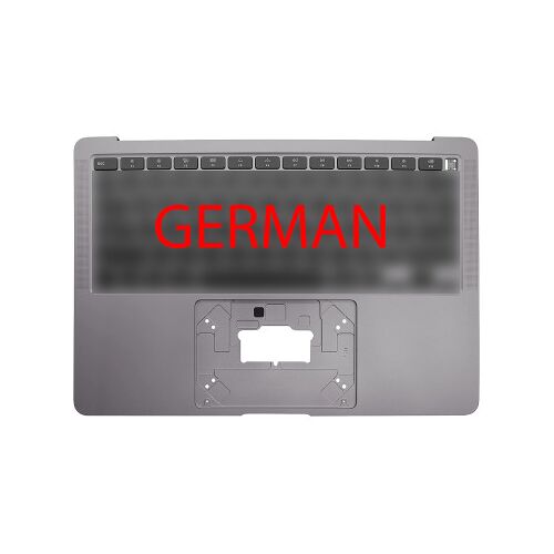 Coque supérieure Allemand pour MacBook Air 13" (A2179, 2020), Gris sidéral