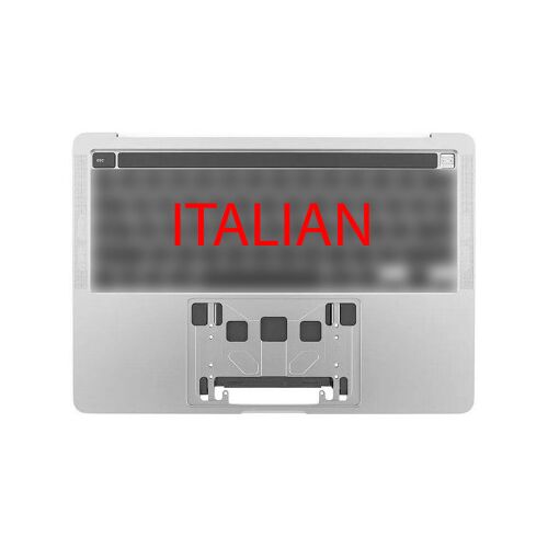 Coque supérieure Italien quatre ports pour MacBook Pro 13" Retina Touch Bar (A2251, 2020), Argent