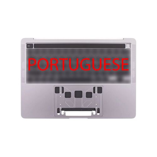 Coque supérieure Portugais deux ports pour MacBook Pro 13" Retina Touch Bar (A2289, 2020), Gris sidéral