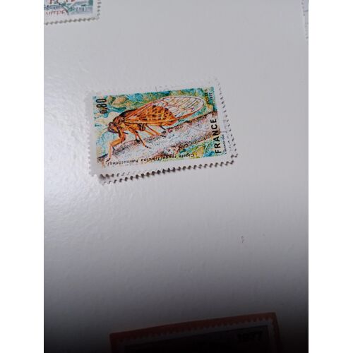 France Timbre 0,80 Y&T N° 1946 La Cigale Rouge Oblitéré De 1977 +