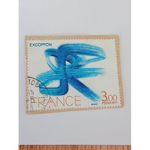Timbre - France 3,00 - Tableau De Excoffon - De 1977 - Neuf - Yt1951 Oblitéré
