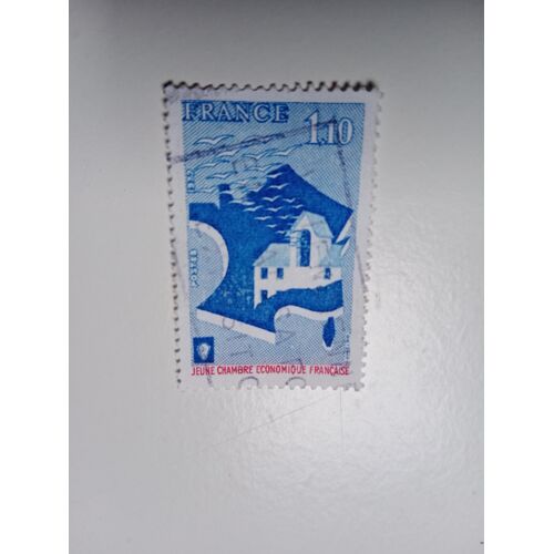 Timbre De France 1,10 Yvert N° 1942 Oblitéré Jeune Chambre Économique Française. De 1977