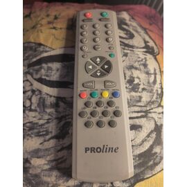Télécommande Proline Band 5 pour tv télévision audio/vidéo gris clair PP menu info sound picture feature install