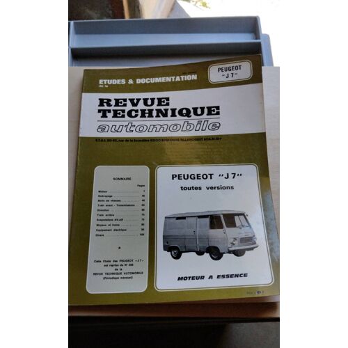 Revue Technique Diesel Peugeot J7