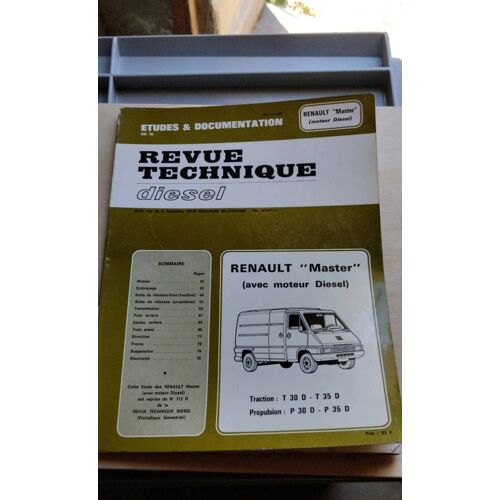 Revue Technique Diesel Renault Master Moteur Diesel