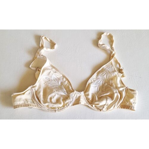 Soutien-Gorge Christian Dior Taille 80 Aa Crème Soie