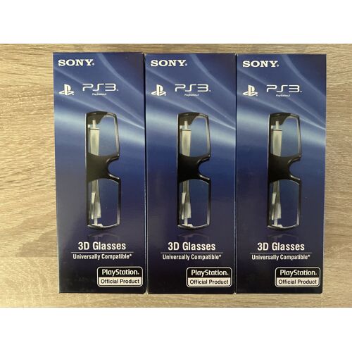Lot de 3 lunettes 3D Sony PS3 officielles – Neuves
