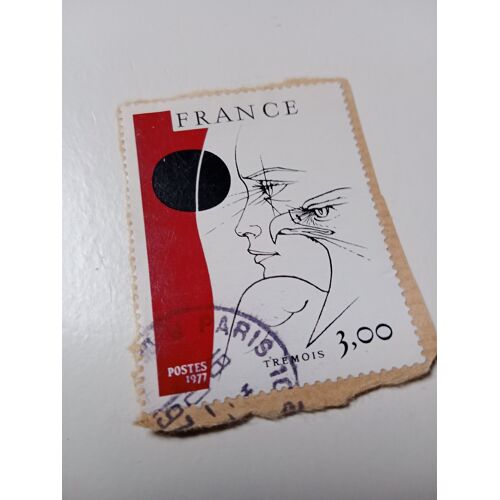 Timbre France 3,00 Oblitere Yvert N° 1950 Tableaux Oeuvre De Tremois De 1977