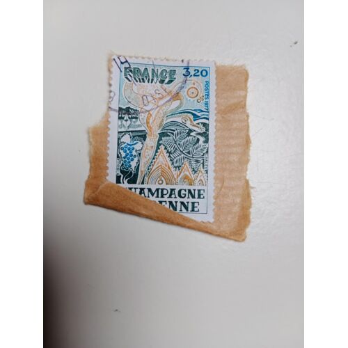 Timbre France 3,20 Oblitere Yvert N° 1920 Régions Champagne Ardenne De 1977