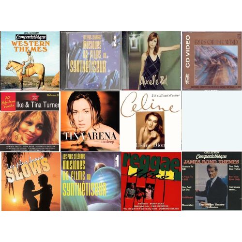 Lot De 11 Cd Dont 1 Single - Variété Rock, Reggae...