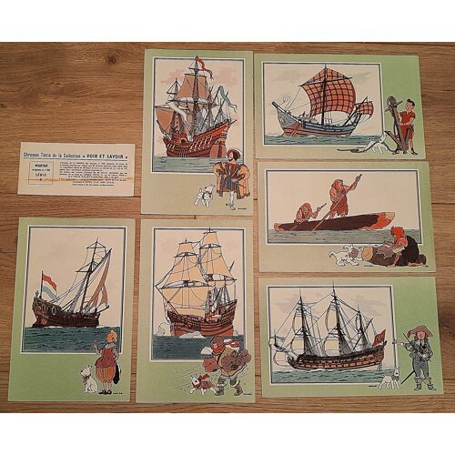 Chromos Tintin De La Collection Voir Et Savoir