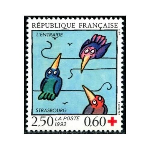 Au Profit De La Croix Rouge : L'Entraide (Strasbourg) Année 1992 N° 2783 Yvert Et Tellier Luxe