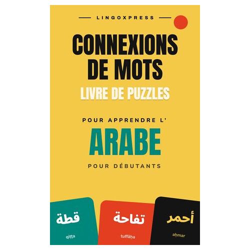 Livre De Jeux Connexions De Mots Pour Apprendre L'arabe Pour Débutants