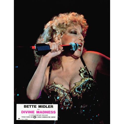 Divine Madness : Jeu De 7 Photos D'Exploitation Cinématographique - Format 21x27 Cm - De Michael Ritchie Avec Bette Midler, Jocelyn Brown, Ula Hedwig, Randy Kerber, Diva Gray, Irving Sudrow - 1980
