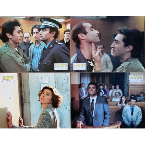 L'Addition : Jeu De 4 Photos D'Exploitation Cinématographique - Format 21x27 Cm - De Denis Amar Avec Richard Berry, Richard Bohringer, Victoria Abril, Farid Chopel - 1984