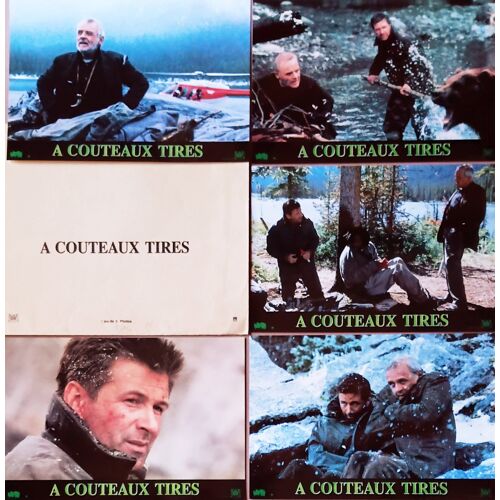 À Couteaux Tirés (The Edge) : Jeu De 5 Photos D'Exploitation Cinématographique - Format 21x27 Cm - De Lee Tamahori Avec Anthony Hopkins, Alec Baldwin, Elle Macpherson, Harold Perrineau - 1997