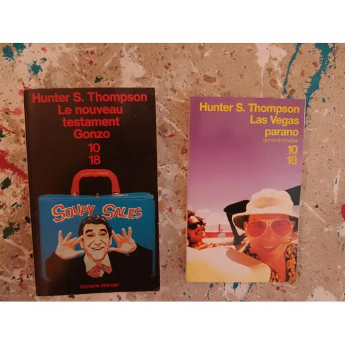 Lot Hunter S Thompson Le Nouveau Testament Gonzo + Las Vegas Parano ( En 10/18)