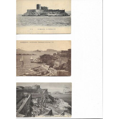 7 Cartes Postales Semi Modernes Le Château D'if