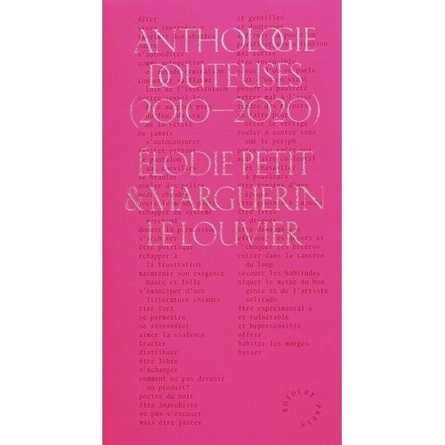 Anthologie Douteuses (2010-2020)