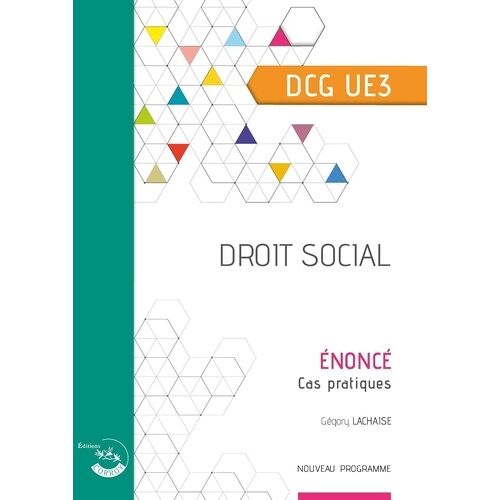 Droit Social Ue 3 Du Dcg - Enoncé