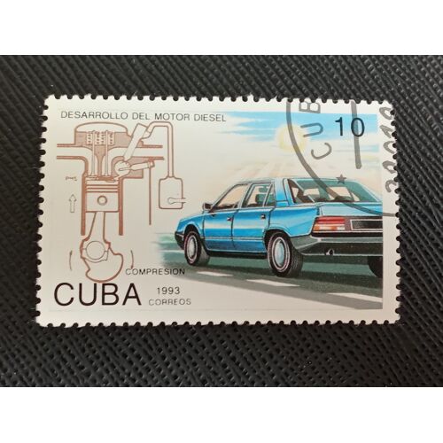 Timbre Cuba Y T 3278 Développement Du Moteur Diesel 1993 (020810 )