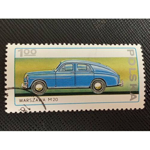 Timbre Pologne Y T 2299 Automobiles, Usine Zeran, Varsovie, Warszawa M20 1976 (020810 )