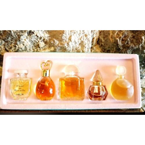 Coffret 5 Miniatures Fleur-De-Rocaille-Secret-De-Vénus-Laliq-Fath-Je-Reviens