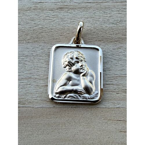 Pendentif Carré Plaqué Or 18 Carats