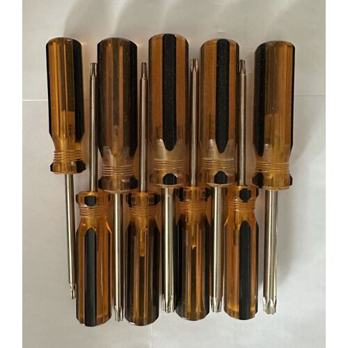 Lot 9 tournevis Torx 