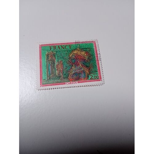 Timbre France 2,00 Oblitere Yvert N° 1900 Oeuvre Tableau Carzou De 1976 S