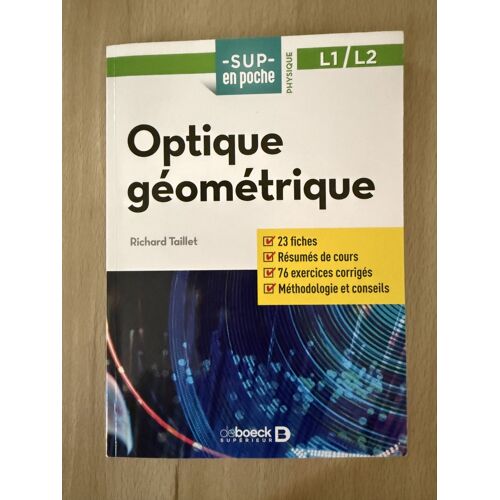 Optique Géométrique L1/L2
