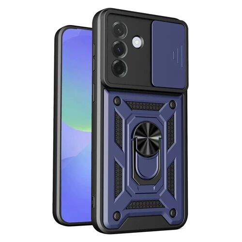 Coque pour Samsung Galaxy A27 5G - housse etui rigide anti choc + film ecran - BLEU FONCE