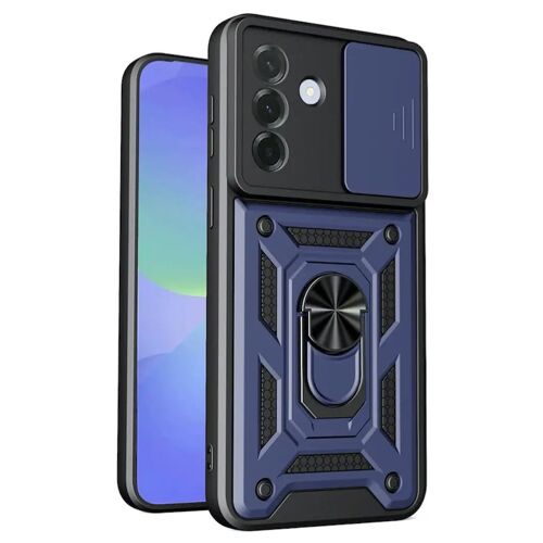 Coque pour Samsung Galaxy A27 5G - housse etui rigide anti choc + verre trempe - BLEU FONCE