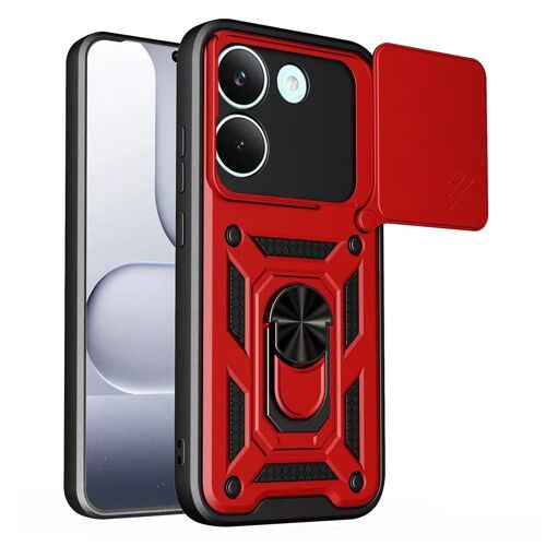 Coque pour Xiaomi Poco X8 Pro 5G - housse etui rigide anti choc + film ecran - ROUGE