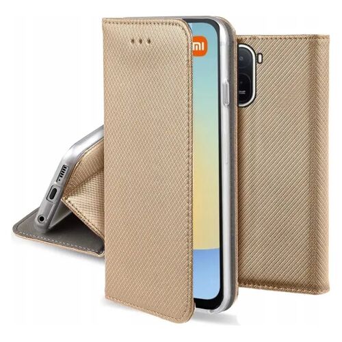 Housse pour Xiaomi Redmi A7 Pro / Poco C81 Pro - etui coque pochette portefeuille + verre trempe - OR MAGNET